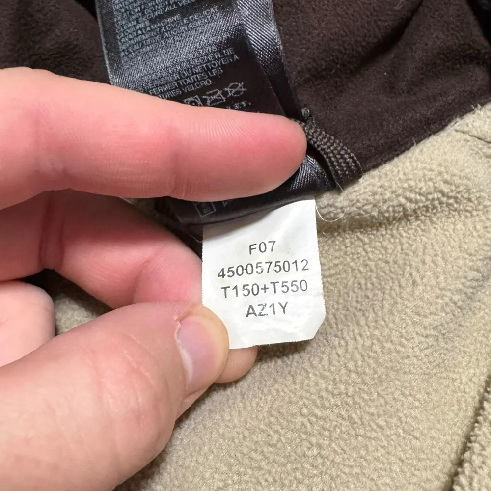 Vintage 2007 The North Face Brown Full Zip Lined Jacket‎ Men's Small